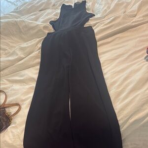 Elegant express Black cutout Jumpsuit
